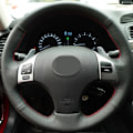 Miniatyrbild 1 av 6: Handsydd svart hög mjuk cover i konstläder för Lexus IS IS250 IS250C IS300 IS350 IS300C IS350C F SPORT