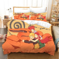 Miniatyrbild 1 av 7: Anime Naruto Sängkläder Set för barn Pojkar Dubbelt cover Täcken Set Akatsuki Itachi Sasuke Kakashi Lakan Baby Överkast M Twin173cmx218cm