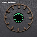 Miniatyrbild 1 av 5: För GA2100 GA2110 Luminous Hour Marker Dial Watch Pointer Scale Ring Index Modification Dial ga2110 Watch Mod Kit Tillbehör Brown Luminous