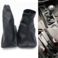 Miniatyrbild 3 av 5: För OPEL CORSA C (01-06) TIGRA B (04-12) COMBO C (01-11) Manuell 5-växlad växlingsknopp Läder Damask Boot Cover Handbroms Case-Handbroms Handbrake