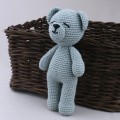 Miniatyrbild 2 av 7: Baby fyllda kaninleksaker Mjuk bomull stickad plysch kanindocka Mini kawaii gosdocka för nyfödd tidig pedagogisk leksak random design-24cm
