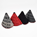 Miniatyrbild 2 av 5: JDM Style High Quality Hyper Tyg Shifter Boot Racing Shift Knop Cover Kragar för Universal Car med röda sömmar-brudgradient-grå bride gradient-grey