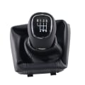 Miniatyrbild 1 av 5: Krom & läder Bilväxlingsknapp Växelspak Gaitor Boot Cover för Skoda Octavia A7 MK3 2014-2017 dekorationstillbehör-6-växlad set 6 speed set