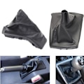 Miniatyrbild 2 av 5: Car Styling Växelspaksknopp Parkering Handbroms Damask Boot Cover Case Krage för Opel ASTRA H-växel gear boot