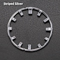Miniatyrbild 1 av 5: För GA2100 GA2110 Luminous Hour Marker Dial Watch Pointer Scale Ring Index Modification Dial ga2110 Watch Mod Kit Tillbehör Stripe-Silver