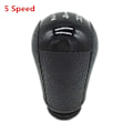 Miniatyrbild 1 av 5: För Ford Focus 2 Mondeo MK2 2004 2005 2007 2008 2009 2010 2011 Car Styling Växlingsknopp Spak Gaitor Shifter Boot Cover Case-5 Speed ​​Svart knopp 5 Speed Black knob