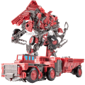 Miniatyrbild 4 av 7: AOYI Cool 8 IN 1 Oversize Devastator Transformation Leksaker Pojke Anime Krok Actionfigurer Robot Bil Engineering Fordonsmodell Barn AOYI H6001-8B