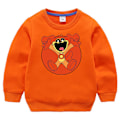 Miniatyrbild 4 av 7: Leende Critters Sweatshirts Barn Tecknad Game Print Toppar Barn Casual Sportig Långärmad Topp Barn Höst Vinterkläder BB191 130