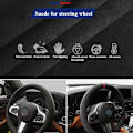 Miniatyrbild 4 av 6: Cover DIY Handsydd svart äkta lädermocka för Audi A5 A7 RS7 S7 SQ5 S6 S5 RS5 S4 RS4 S3 2012-2018