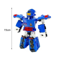 Miniatyrbild 7 av 7: Barn Robotleksak Samlarobjekt Transformerande Robot Flygplan Traktormodell Leksak Pojkar Flicka Robotmodell Leksak Transformering Bil Födelsedagspresent PURPLE
