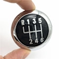 Miniatyrbild 1 av 5: För VW Volkswagen Passat B6 (2005-2011) Car Styling Chrome 5/6-växlad manuell växelspaksknopp Spak Stick Emblem Cap Top Cover -6 Speed 6 Speed