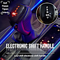 Miniatyrbild 4 av 5: För VW golf 7 passat B8 tiguan MK2 CC Scirocco Octavia Kodiaq superb jetta MK5 MK6 säte ibiza leon LED DSG Electronic Shift Hand-Matt Silver-Vit Matt Silver-White