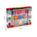 Miniatyrbild 7 av 7: Transformation Robotleksaker för pojkar Nummerstudieserie STEM Utbildning Actionfigurer Leksak för barn Födelsedagspresent Byggklossar No Box