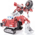 Miniatyrbild 7 av 7: AOYI Cool 8 IN 1 Oversize Devastator Transformation Leksaker Pojke Anime Krok Actionfigurer Robot Bil Engineering Fordonsmodell Barn AOYI DD04