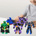 Miniatyrbild 3 av 7: Barn Robotleksak Samlarobjekt Transformerande Robot Flygplan Traktormodell Leksak Pojkar Flicka Robotmodell Leksak Transformering Bil Födelsedagspresent Yellow