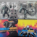 Miniatyrbild 3 av 7: SHM Kong From Godzilla Vs Kong 2021 Film PVC Action Figur Kaiju Monsterverse Dinosaur Model Samlarobjekt Action Leksaker Presenter C No box