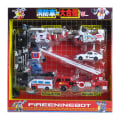 Miniatyrbild 5 av 7: Bil Flygplan Modell Transformation G1 Devastator Defensor Bruticus Superion Monterad Deformation Robot Autobot Toy Collection Fighter