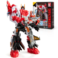 Miniatyrbild 2 av 7: 6 i 1 Superion HZX Transformation Toys Uppgraderingsversion Action Figur KO G1 Robotflygplan IDW Modell Pojke Barn INGEN LÅDA 6IN1 Bruticus