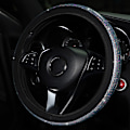 Miniatyrbild 5 av 7: (WT)37/38mm Universal Cover PU Läder Strass Diamantimitation Case Auto Interiör Inredning Bil Styling WT