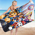 Miniatyrbild 1 av 7: Anime Paw Patrol Strandhandduk Tecknad Chase Sommarhanddukar Badrum Badhandduk Simma Julhanddukar Resor Strandhandduk Snabbtork STJ-24-10 70x150 Fine fibres