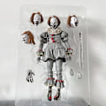 Miniatyrbild 7 av 7: Med LED-ljus NECA Stephen Kings Pennywise Joker Clown PVC Action Figur Modell Leksaker Skräckdocka Collection Present för barn H No box