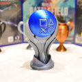 Miniatyrbild 4 av 7: Anpassa nya 3d-utskrivbara platina gyllene silver brons dold trofé för ps4 ps5 PSN tokens golden trophy