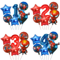Miniatyrbild 2 av 7: 6st Marvel Super Hero Spiderman Set Barn Födelsedagsfest Dekoration Baby Shower Uppblåsbar Pojkar Toy Globos 5