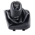 Miniatyrbild 1 av 5: Krom & Läder Bil Växelspak Växelspak Gaitor Boot Cover för Skoda Octavia A7 MK3 2014-2017 dekorationstillbehör-5-växlad set 5 speed set