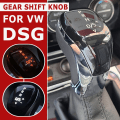 Miniatyrbild 4 av 5: DSG AT LED Synkronisera elektronisk display Växelspaksknopp Växelspak Handboll för Golf 6 Jetta MK5 MK6 Tiguan Polo-Vit-Med hål White-With Holes