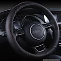 Miniatyrbild 4 av 7: (Rött)Läder Cover Halkfri rattfläta för Audi A1 8X A2 A3 A4 A5 A6 Avant Inredningsdetaljer Red