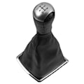 Miniatyrbild 4 av 5: För Ford Focus 2 Mondeo MK2 2004 2005 2007 2008 2009 2010 2011 Car Styling Växlingsknopp Spak Gaitor Shifter Boot Cover Case-5 Speed ​​Svart knopp 5 Speed Black knob