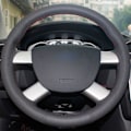 Miniatyrbild 2 av 5: Svart PU konstläder DIY Handsydd cover till Ford Kuga 2008-2011 Focus 2 2005-2011 C-MAX 2007-2010