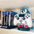Miniatyrbild 4 av 7: Anime Sonic Figure Hedgehog Telefonhållare Switch PS4 PS5 Xbox Game Controller Hållare Action Figur Modell Leksaker Barn Fans Present With Box
