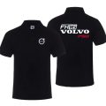 Miniatyrbild 7 av 7: Bil Volvo Printed Business Casual Sport Enfärgad kortärmad populär pikétröja i bomullskvalitet för män A2 L