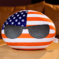 Miniatyrbild 6 av 7: 10cm Country Ball Plyschleksaker Polandball hänge Countryball Country Balls of Chile Mexiko Spanien Nederländerna USSR USA RYSSLAND UK 10cm Finland