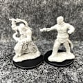Miniatyrbild 1 av 7: Lot Pathfinder Battles Deep Cuts Nolzur's Fighter Orc Druid Pirates Goblin Wolf Rogue Monk Brädspel Miniatyrer Miniatyrer Leksaker Male Monk