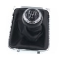 Miniatyrbild 1 av 5: Högkvalitativ 5 6-växlad växlingsknopp för bil med cover för VW Passat B6 2005 2006 2007 2008 2009 2010 2011-5 Speed 5 Speed