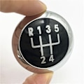Miniatyrbild 1 av 5: För VW Volkswagen Passat B6 (2005-2011) Car Styling Chrome 5/6-växlad manuell växlingsknopp Spak Stick Emblem Cap Top Cover -5 Speed 5 Speed