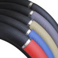 Miniatyrbild 7 av 7: (Blå)Anti-slip autodekoration PU-läder rattkåpor Bilstyling Universal cover 37-38cm Diameter Blue
