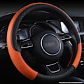 Miniatyrbild 6 av 7: (Rött)Läder Cover Halkfri rattfläta för Audi A1 8X A2 A3 A4 A5 A6 Avant Inredningsdetaljer Red