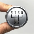 Miniatyrbild 5 av 5: För VW Volkswagen Golf Jetta MK3 MK4 GTI MK4 Bora LUPO POLO SEAT IBIZA CADDY Växelspaksknopp Cap Emblem Badge Cover Case-Silver 6 Speed Silver 6 Speed