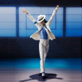 Miniatyrbild 6 av 7: Michael Jackson Smooth Criminal Moonwalk Action Figurmodell Leksaker Michael Jackson MJ Thriller Joint Movable Julklapp B with box
