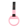 Miniatyrbild 1 av 4: Universal färgglad PVC-bil cirkulär dragrem för universal PVC-varningsring, högresistans nylon Black Pink
