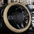 Miniatyrbild 7 av 7: (Orange)1 PC PU Läder Cover Mjukt Anti-halk Bil-styling Sport Auto Rattskydd Tillbehör som andas bra Orange