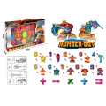 Miniatyrbild 2 av 7: Transformation Robotleksaker för pojkar Nummerstudieserie STEM Utbildning Actionfigurer Leksak för barn Födelsedagspresent Byggklossar No Box
