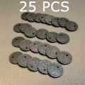Miniatyrbild 1 av 7: 10~100st Stativ Bas För 6 tum. Legends Hero SW Black Series He Man Masters Of The Universe MOTU Comics Action Figurer Tillbehör 25PCS Round Base