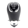 Miniatyrbild 1 av 5: För Skoda Octavia A7 MK3 2013 2014 2015 2016 2017 Car-Styling 5/6-växlad bilväxelspak med PU-läder Gaitor-5-växlad knopp 5 Speed Knob