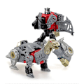 Miniatyrbild 1 av 7: BPF 5IN1 Transformation G1 Robotleksak Dinoking Volcanicus Grimlock Slag Slam Snarl Swoop Slash Dinobots Action Figur Ko 04 without box