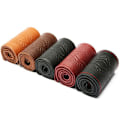 Miniatyrbild 2 av 7: (C)Bil suv diameter 37/38cm Auto ratt- Cover Anti-halk prägling Läder Bil-styling Tillbehör Universal Braid Case passform C