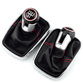 Miniatyrbild 3 av 5: För Volkswagen VW 1999-2004 Golf 4 IV MK4 GTI R32 Bora Jetta MT 12mm 5/6-växlad bil växlingsknopp Spak Växlingsreglage Gaitor Boot-5 Speed--H 5 Speed--H